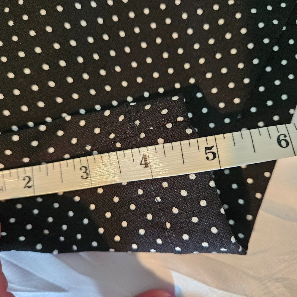 Sabrina Lauren Polka Dots Perfect Fit Ultra Soft Stretch Shorts Women’s Size 8 - Picture 7 of 9